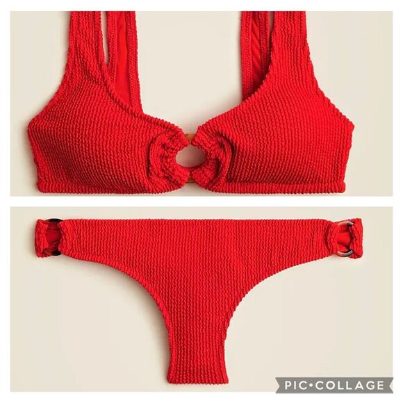 J. Crew Other - NWT J Crew Scrunchie Bikini Set